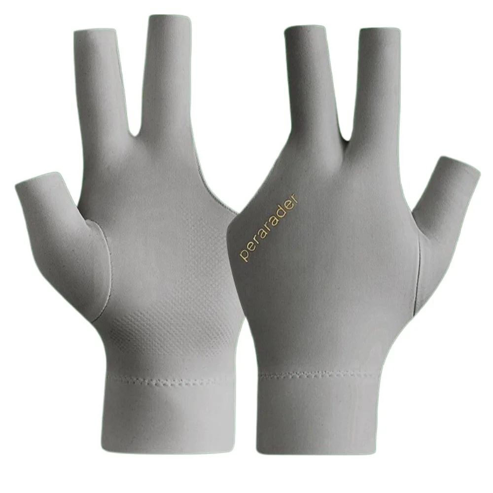 New Left Hand Billiards Glove Elastic Non Slip Billiard Training Gloves Breathable Three Fingers Glove Fitness Accessories