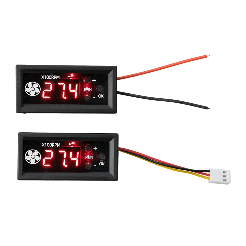 4-Draht-PWM-Lüfterthermostat 12V 3A Drehzahlregler mit Mehrfachfühler für PC-Gehäuse Industriekühlung – Detail 13