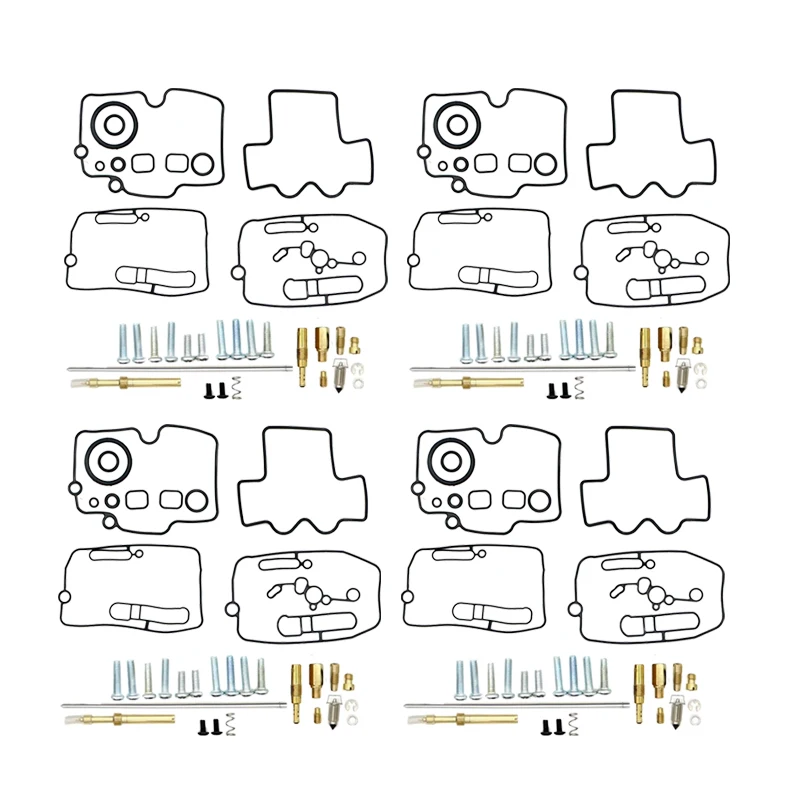 

4 Sets Carburetor Repair Rebuild Kit Gasket Fit for HONDA CRF250R CRF250X CRF450R CRF450X 2005 2006 2007 2008