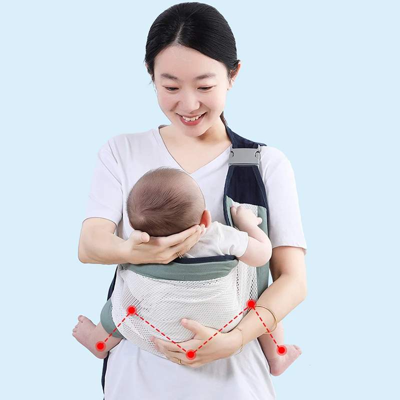 New Models Baby Outdoor Mesh Breathable Carrier Carrying Baby Comfort Waist Stool Multifunctional Baby Carrier Free Your Hands