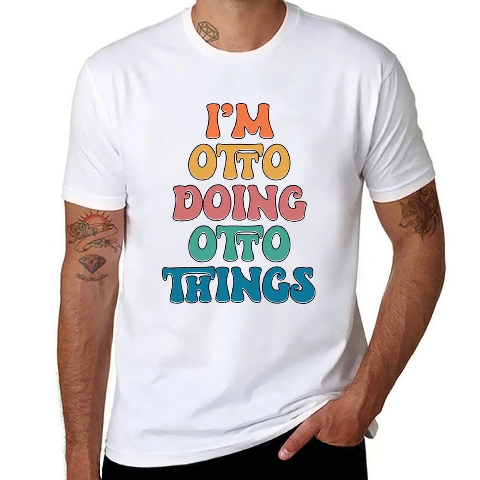 

Otto Funny Retro First Name T-Shirt t shirt custom print anime tshirt T-Shirt