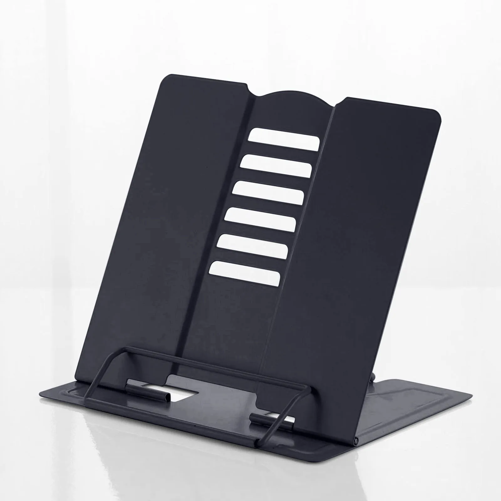 Adjustable Portable Metal Adjust Reading Book Holder Support Document Shelf Bookstand Tablet Music Score Recipe Stand