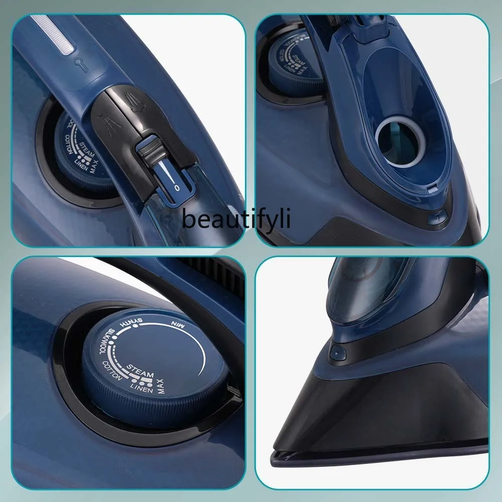 مكواة كهربائية منزلية، بخار رذاذ جاف متعددة الوظائف من السيراميك