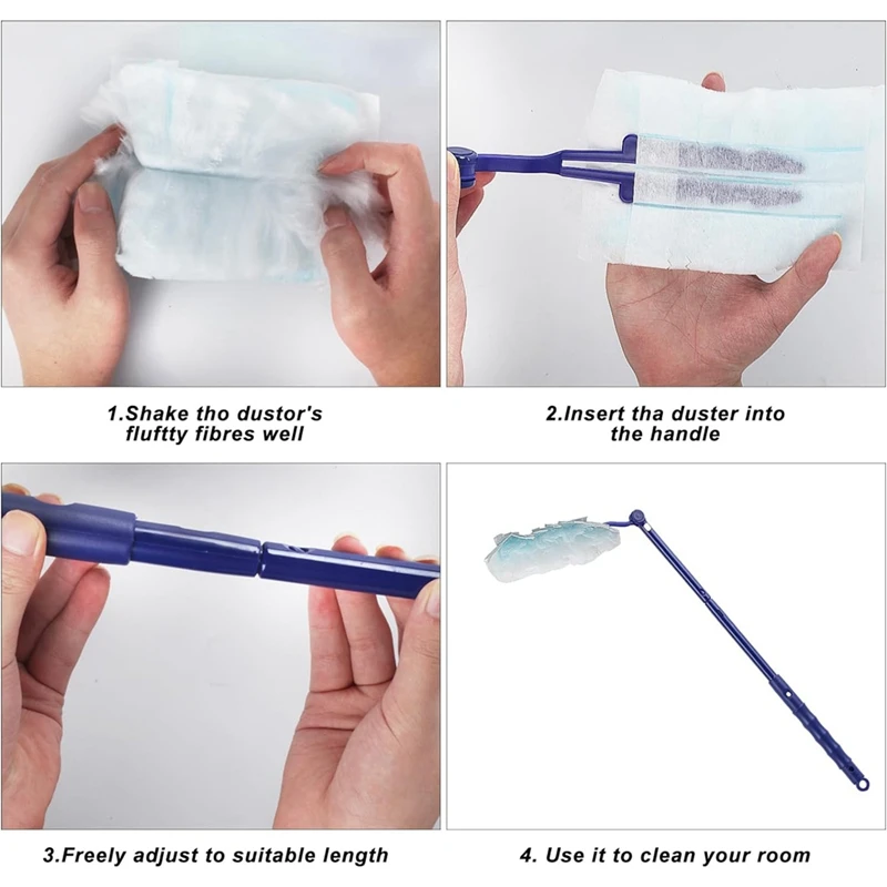 Chusteczki do kurzu opakowanie uzupełniające Microfibre ścierka do kurzu prochowiec nadający się do czyszczenia kurzu z kurzu 1 zestaw