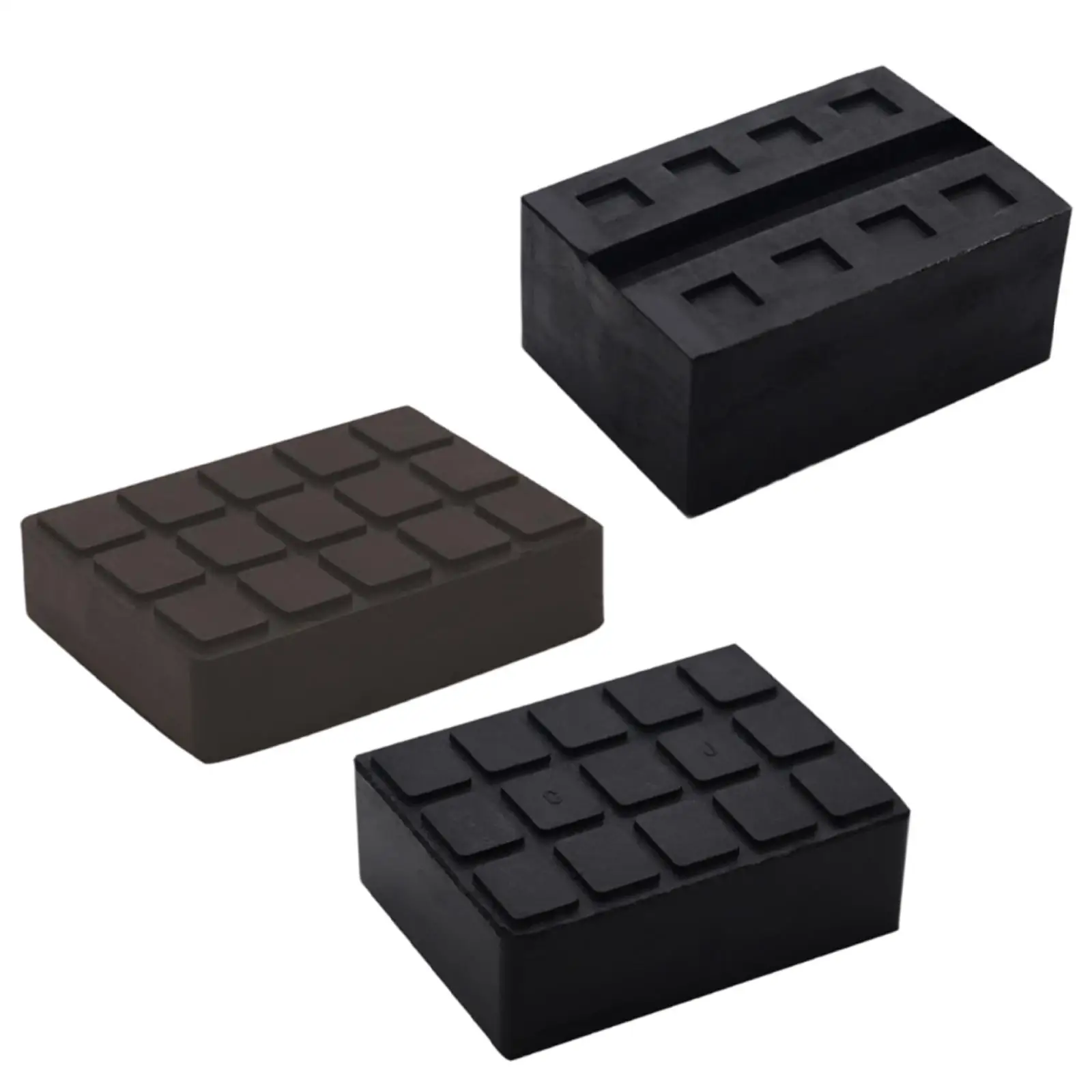 

Rubber Jack Pad Vehicle Repair Tool Square Slotted Frame Anti-slip Lightweight Wheeling Pads for Vehicle Lifts Rvs Garage