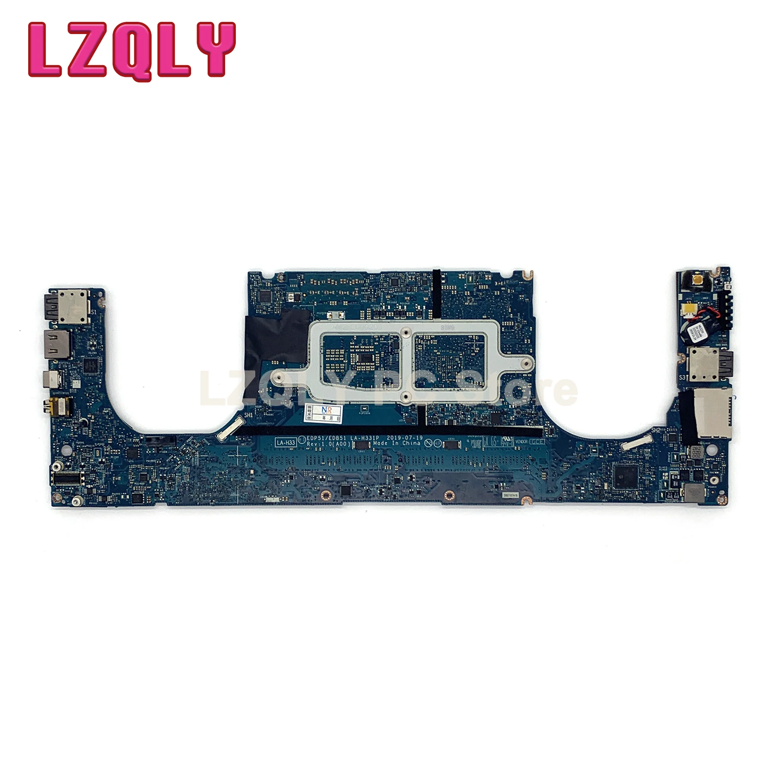 FOR DELL XPS 15 7590 Laptop Motherboard LA-H331P With  I7-9750H CPU GTX1650 GPU 04KR2M 4KR2M CN-04KR2M 100% Working Well