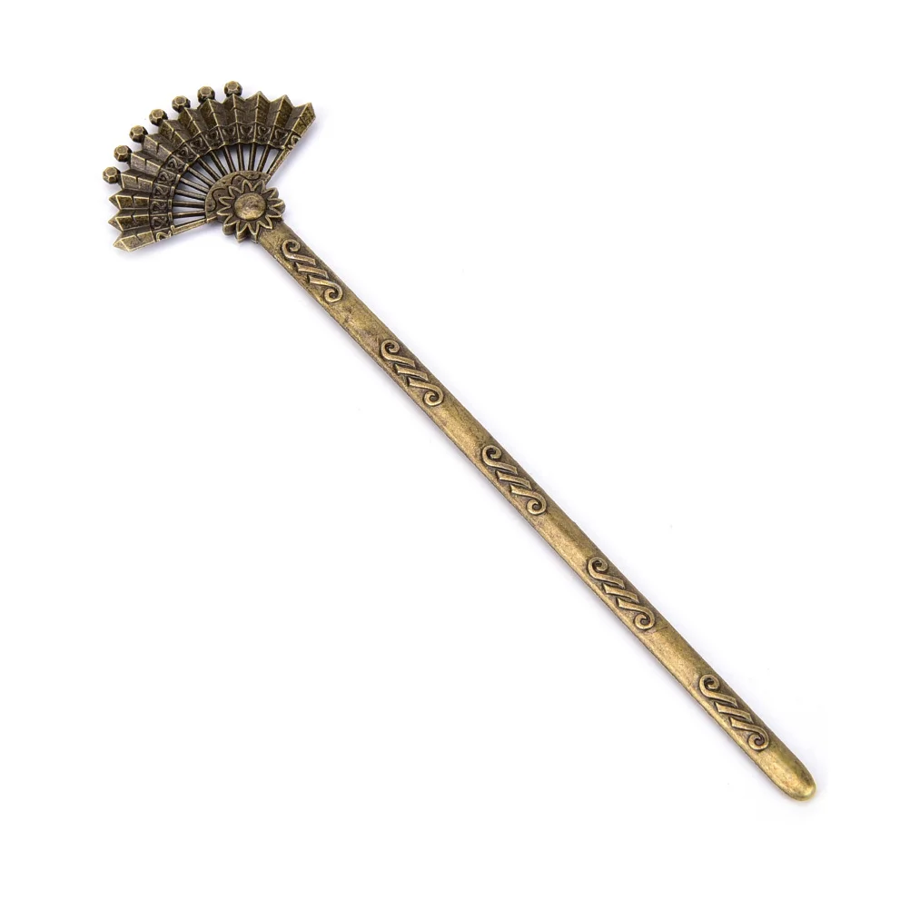 3-częściowe spinki do włosów Klipsy dla dziewczynek Alloy Stick Women Chopstick Flower Hairpin Bookmark