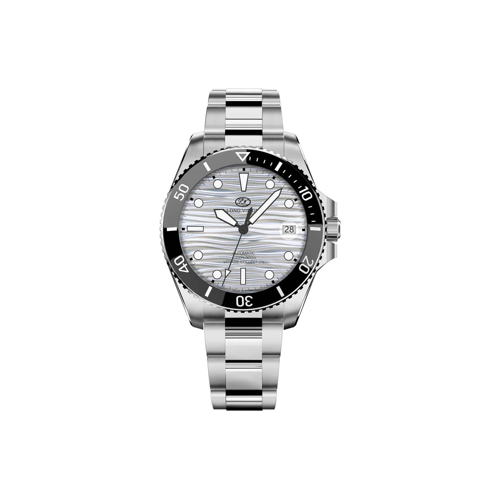 LONGVISION Wave Chaser Dive Watch, Automatic Mechanical Watch with SELLITA SW200-1 Movement, Premium Wristwatch