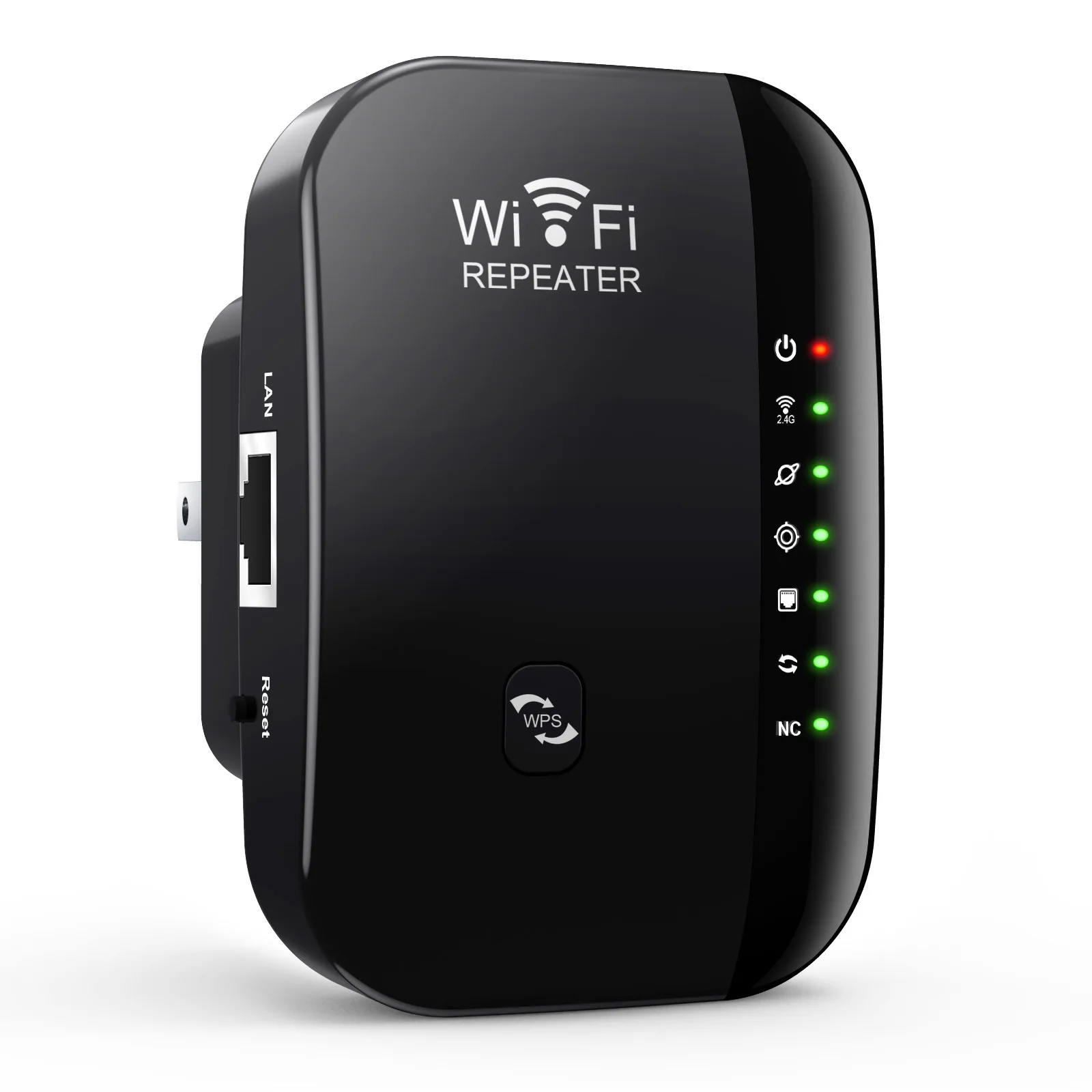 Draadloze WiFi Repeater 300 Mbps WiFi Extender Versterker Booster Router 802.11N WPS Lange afstand 7 Status Licht WiFi Repeater voor PC