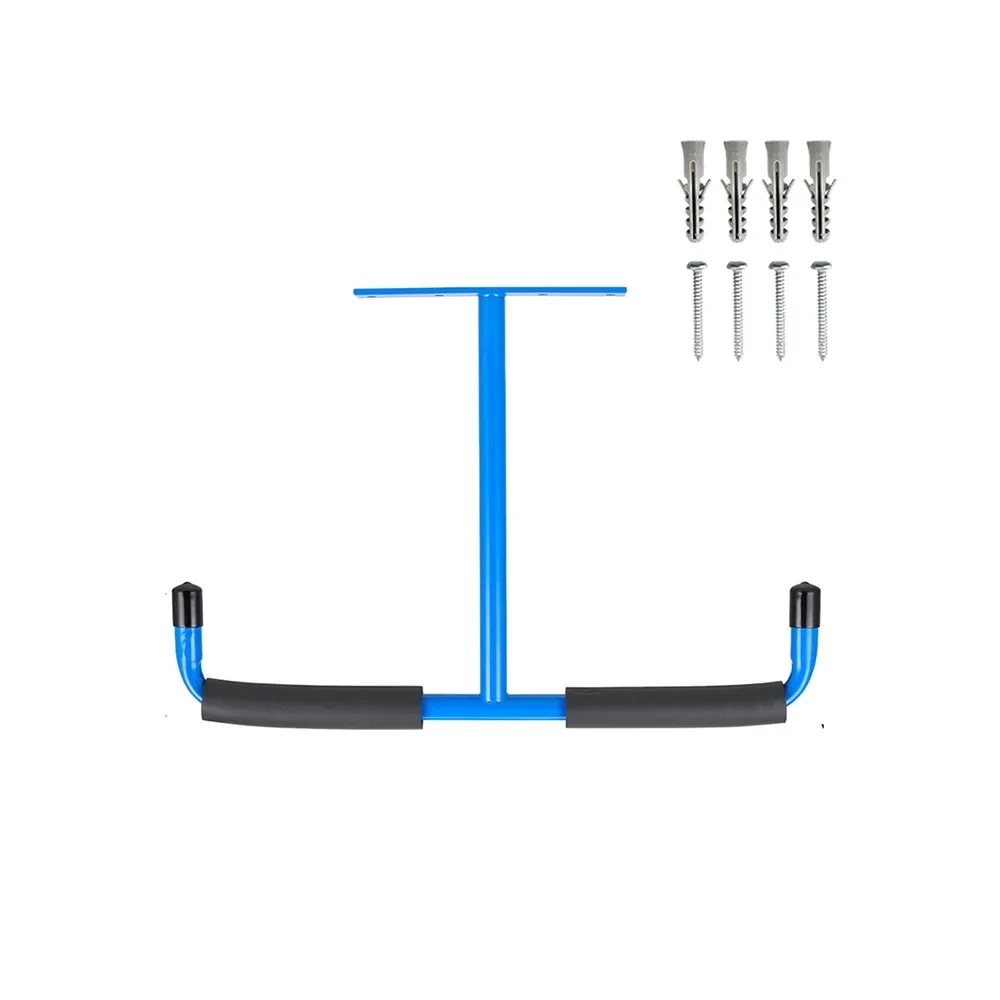 HLH Wall Mounted Ceiling Rack Shelf Rust-resistant Space Saving Overhead Garage Storage Hook Easy To Install Multi-functional