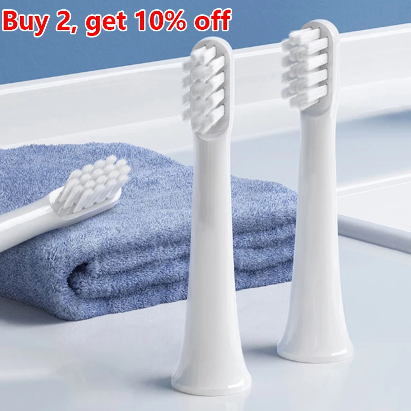 4Pcs Replacement Toothbrush Heads for XIAOMI T100 Sonic Electric Toothbrush Vacuum Soft DuPont Bristle Replaceable Mop Nozzle