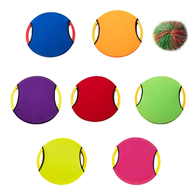 

Kids Toss and Catch Paddle Game Disc Sensory Toy for Outdoor Fun Game Children's Educational Throwing Paddle with Sphere