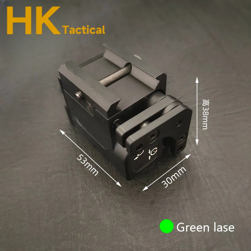 SOTAC Tactische CNC PERST-4 Zichtbare Groene Laser/IR Indicator Met Controle Drukschakelaar Fit 20mm Rail Indicator gericht Wapens
