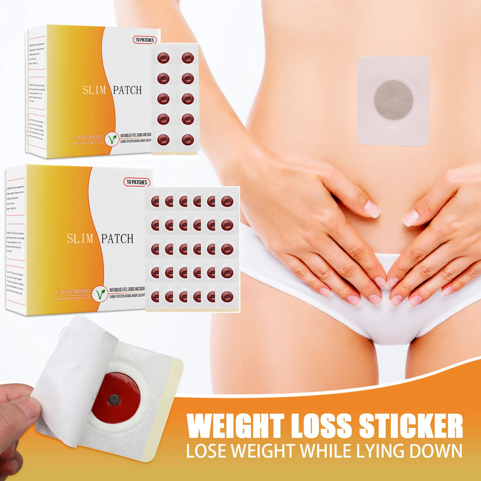 

30/360PCS Belly Slimming Fast Burning Fat Lose Weight Detox Abdominal Navel Dampness-Evil Removal Improve Stomach Loss Products