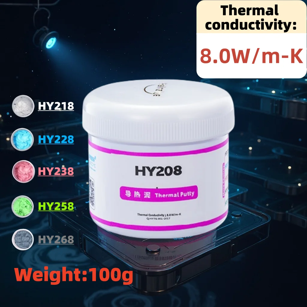 

Thermal Conductive Gel For Antminer Hashboard PC GPU CPU Chip, HY208 8W/m-k 100g Cooling Gel Paste, Heat Sink Compound