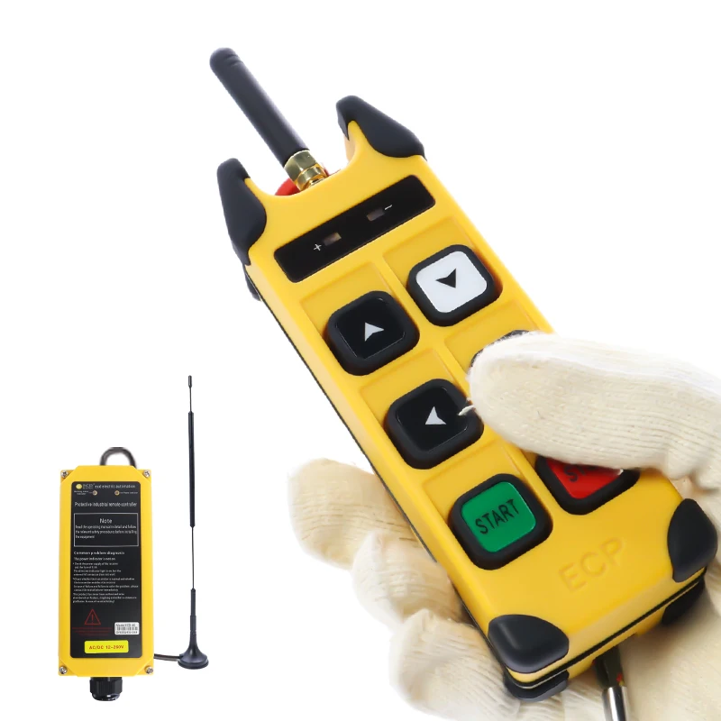 Good selling 4 single speed buttons electric hoist for sale industrial overhead crane remote control