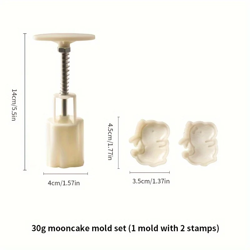 Cute Dinosaur Shape Pastry Mold,Including 1 Mold And 2 Stamps,DIY Hand Press Moon Cake Stamps,Mung Bean Cake,Cookie,Cake Mold
