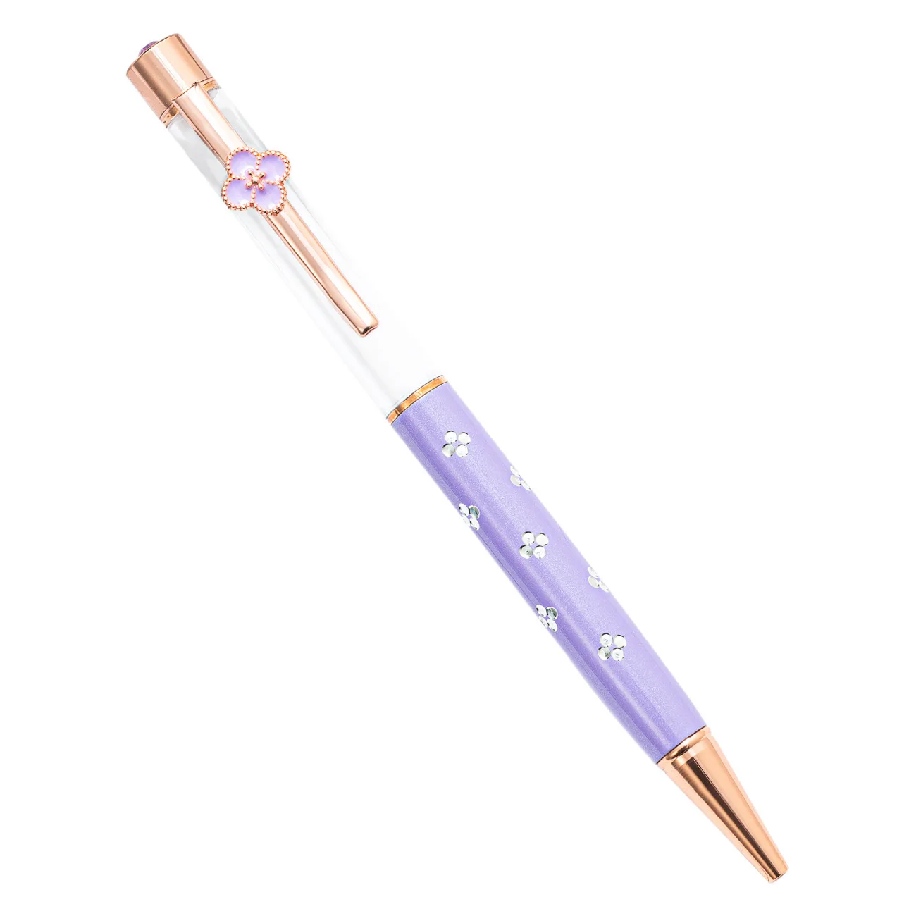 

30PCS Air Traffic Control Crystal Pen Spot Wholesale Control Ball Pen Handmade Oil Input Crystal Empty Rod