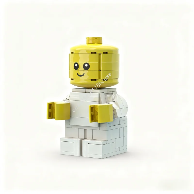 

163 шт. MOC перевернутая детская минифигурка, модель города, строительные блоки, игрушки для рукоделия, модульная архитектура, образование, детские рождественские подарки