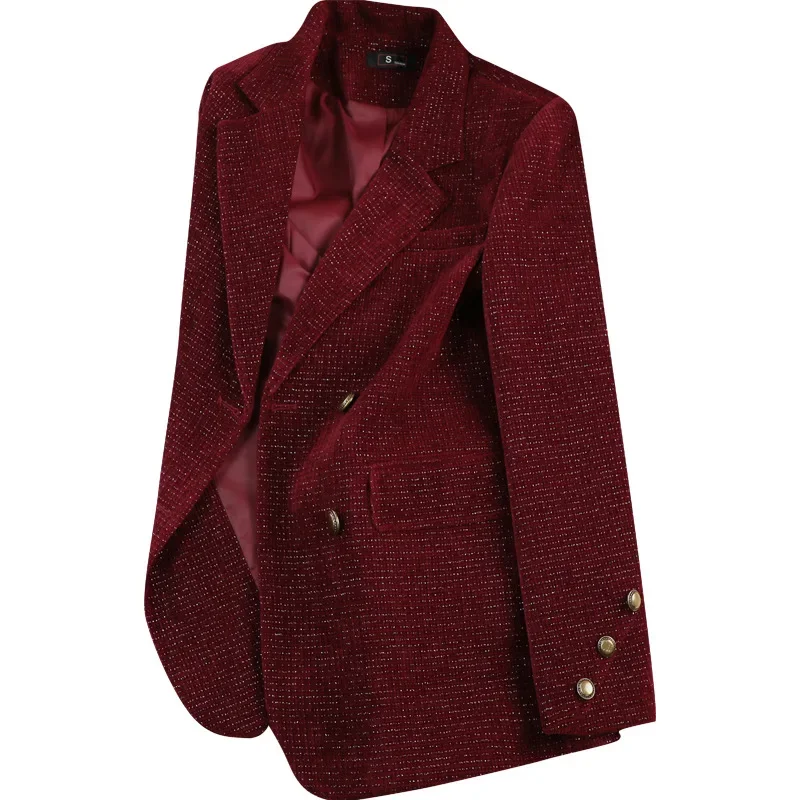 خريف شتاء جديد أنيق سروال قصير المرأة سترة فضفاضة ملابس خارجية غير رسمية الإناث معطف جودة مريحة #5