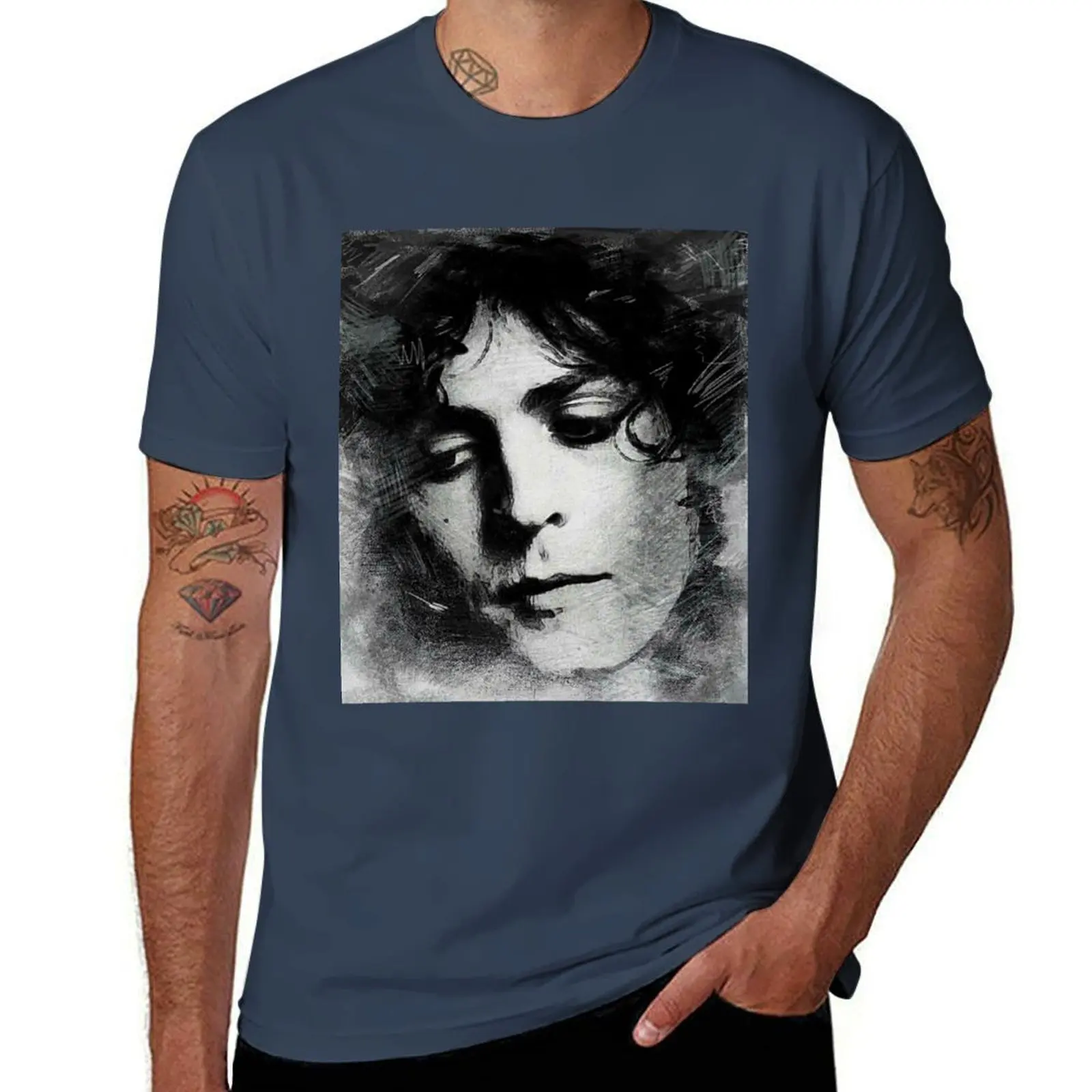 

Marc Bolan T-Shirt Breathable Workout Short Sleeve Top