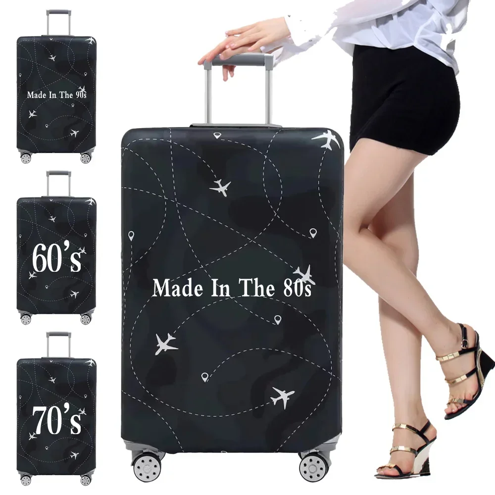 Portable Stretch Fabric Luggage Protective Cover Simplicity Dust Cover Anti-Scratch Protective Years Series Travel Accessories