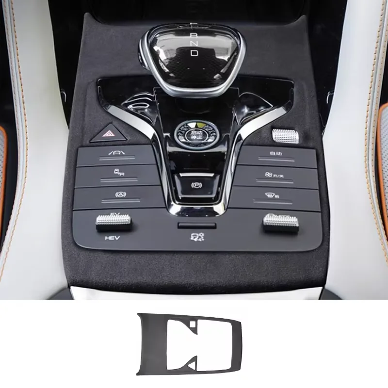 

for BYD Seal U Song plus DM-i EV Suede Gear Shift Panel Protective Shell Frame Interior Car Accessory for Enhanced Control