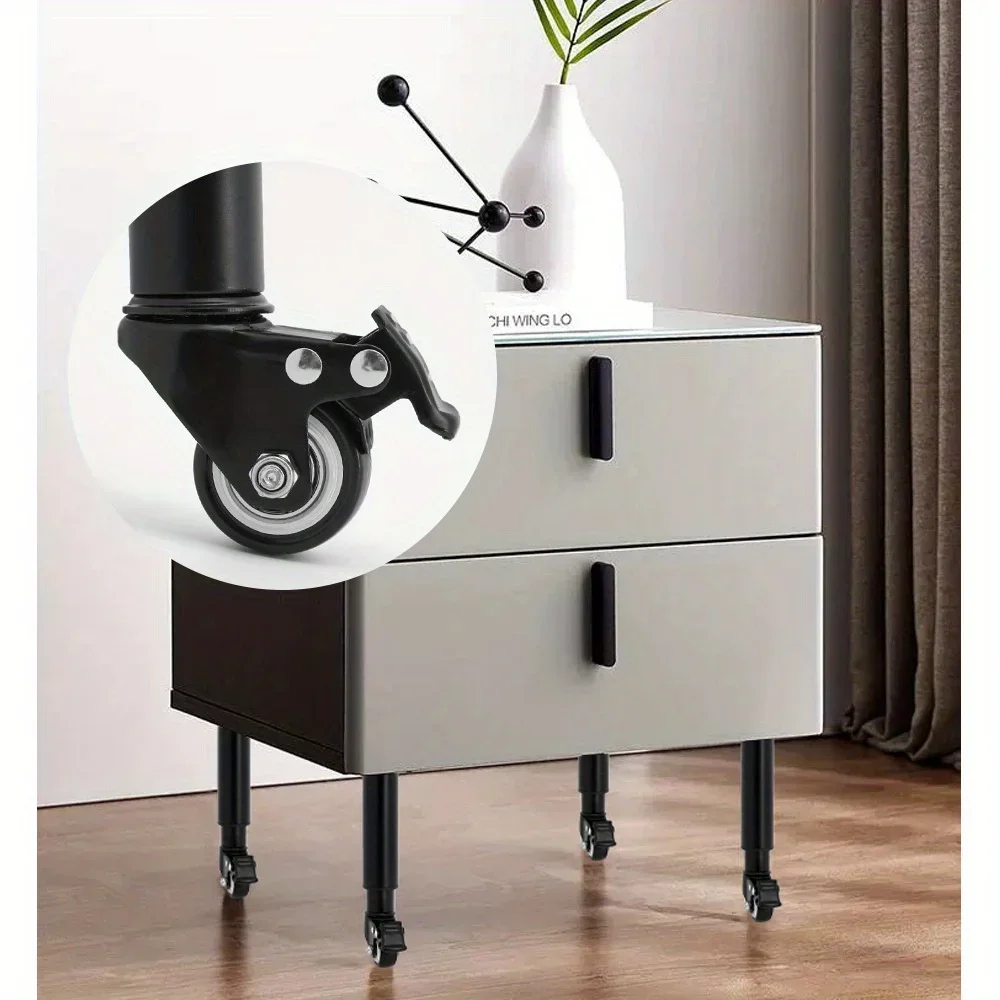 Cold rolled steel casters, table wheels, brake belts, stainless steel rotating wheels, universal wheels, telescopic feet