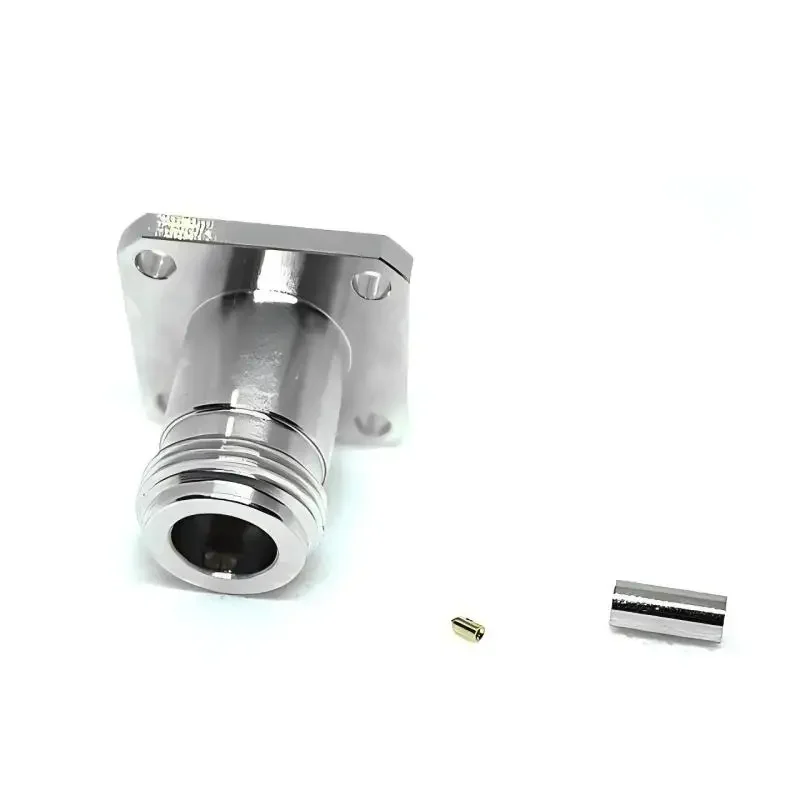 

Coaxial Connector,N-KFC1.5 WateLWMC N femelle 4 trous Connecteur bride sertir pour RG316 RG174 N bride jack pour câble rg316