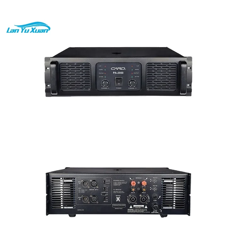 

2*1500w Amplifier Class h Power Amplifier Professional Subwoofer Amplifier