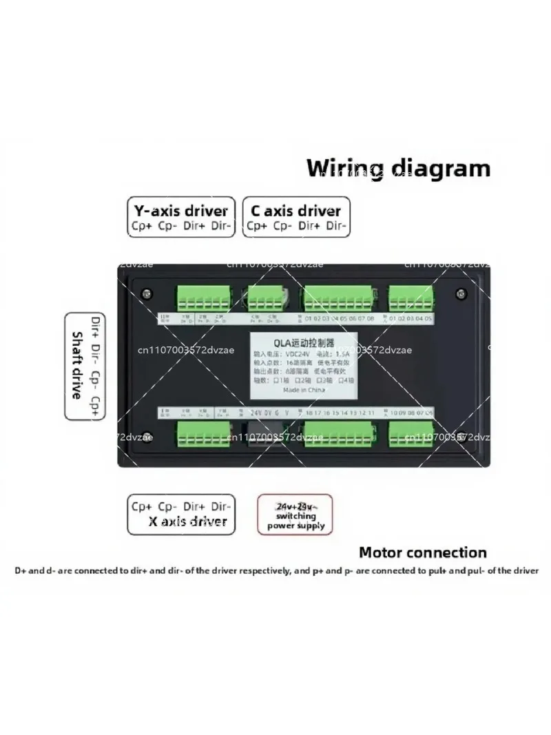 HJ35D Stepper Motor Controller Programmable Single Double Three Four Axis Pulse Speed Regulation TC55