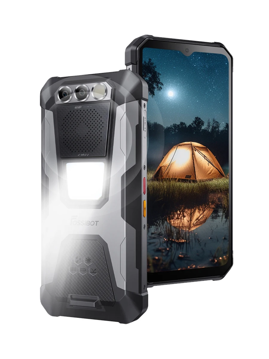 FOSSiBOT F106 Pro Smartphone robust 15GB(8+7) RAM /256GB ROM 12000mAh Android 14 6,58 " 48MP Helio G85 Telefon Dual-SIM 4G