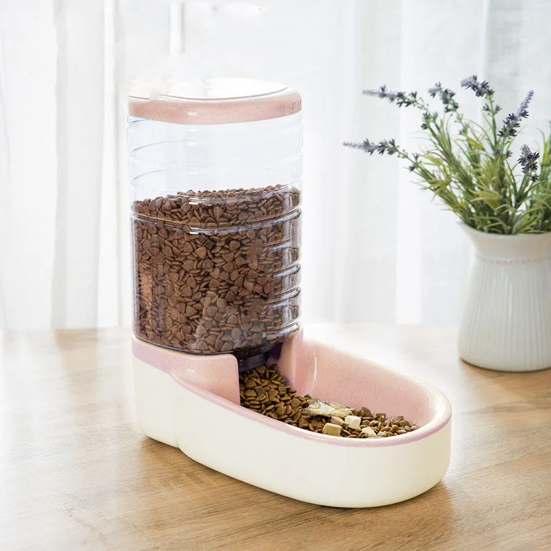 Kat Water Dispenser Hondenbak Kattenbak Water Voerbak Kattenbak Combinatie Graan Opslag Vat DWC110013