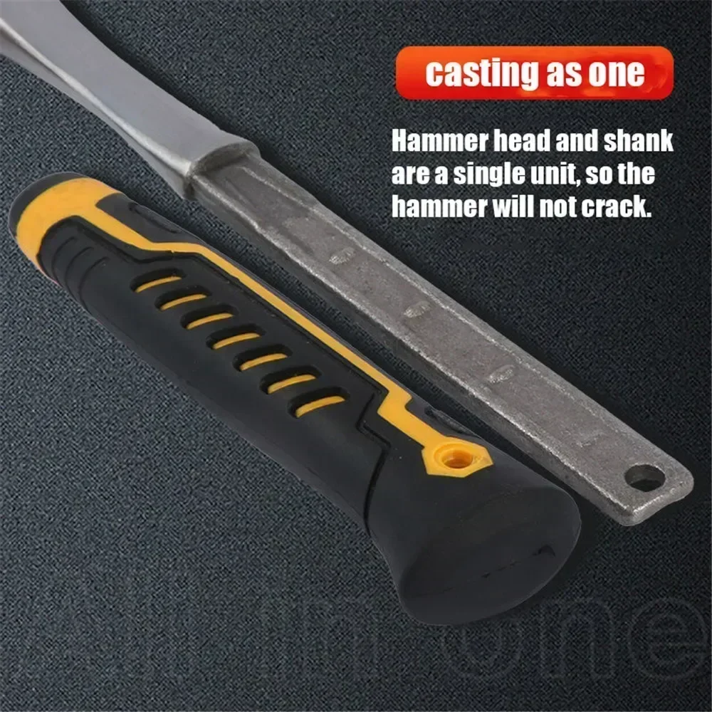 Hammer Professional Hand Tool Camping Geological High Carbon Steel Multifunctional Integrated Forging Professional Practical