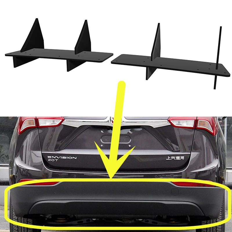 Fit Buick Envision 2018 2019 Year Rear Diffuser Bumper Lips Spoiler Splitter Body Kit Accessories