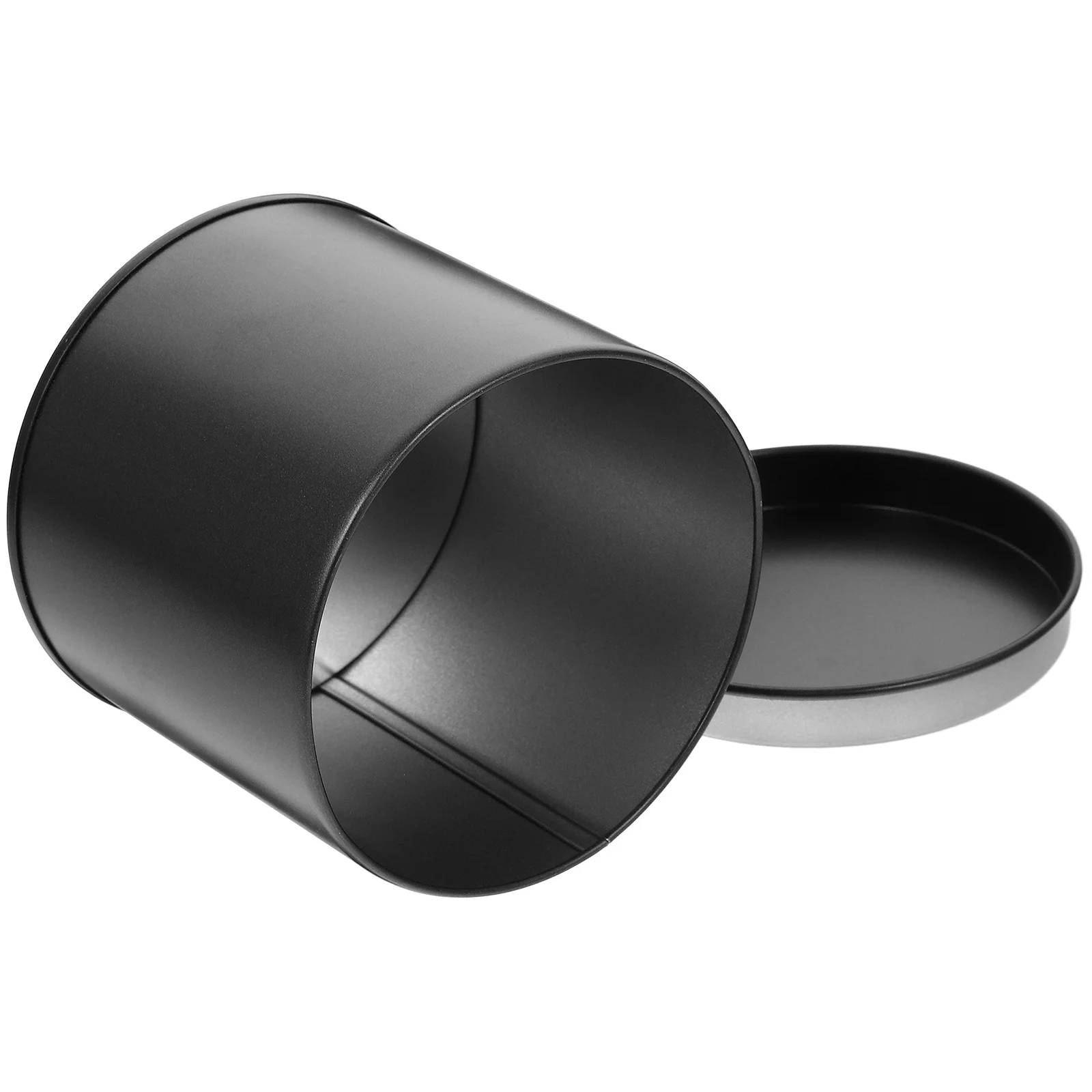 

1pc Matte Tin Canister Set Airtight Food Storage Containers For Tea Coffee Sugar Candy Kitchen Organizer Tinplate Jars With