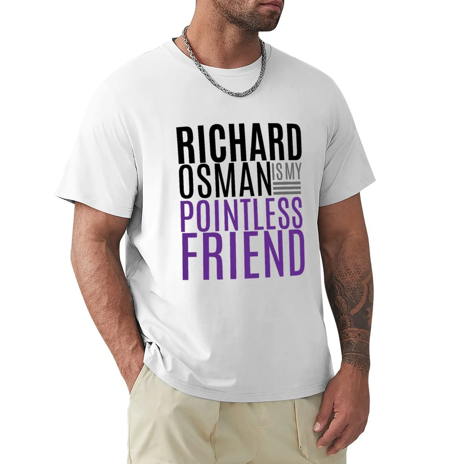 Pointless Friend T-Shirt blanks new edition quick drying animal prinfor boys mens workout shirts