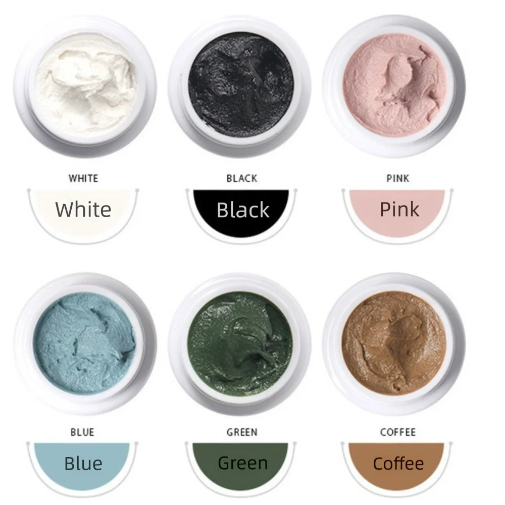 Fiori fai da te pittura gel modellante 3D non è necessario top coat solido 5D scultura effetto gesso colla colla argilla creativa micro scolpita