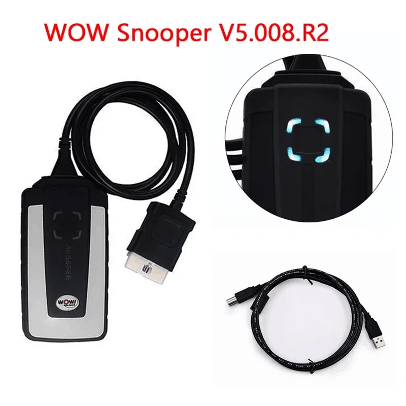 أداة تشخيص Wow Snooper Wurth V5.008 R2 Obd2 الماسح الضوئي شاحنة سيارة بلوتوث مع keygen vd ds150 دلفيس فرنسا 2023 2024