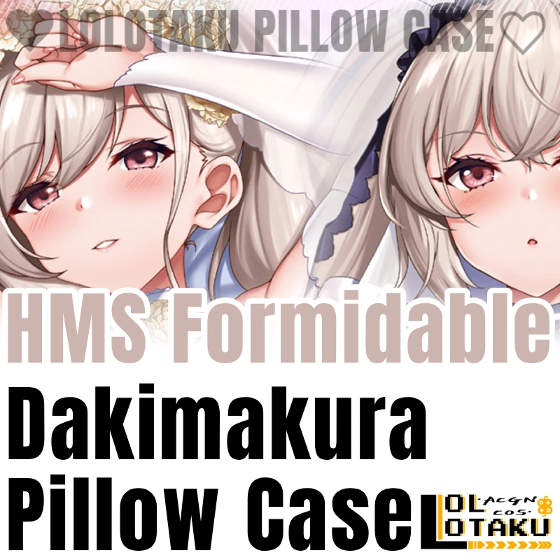 HMS Formidable Dakimakura Azur Lane Game Pillowcase Hugging Full Body Pillow Case Cushion Cover Home Bedding Decor Gift Xmas BLT