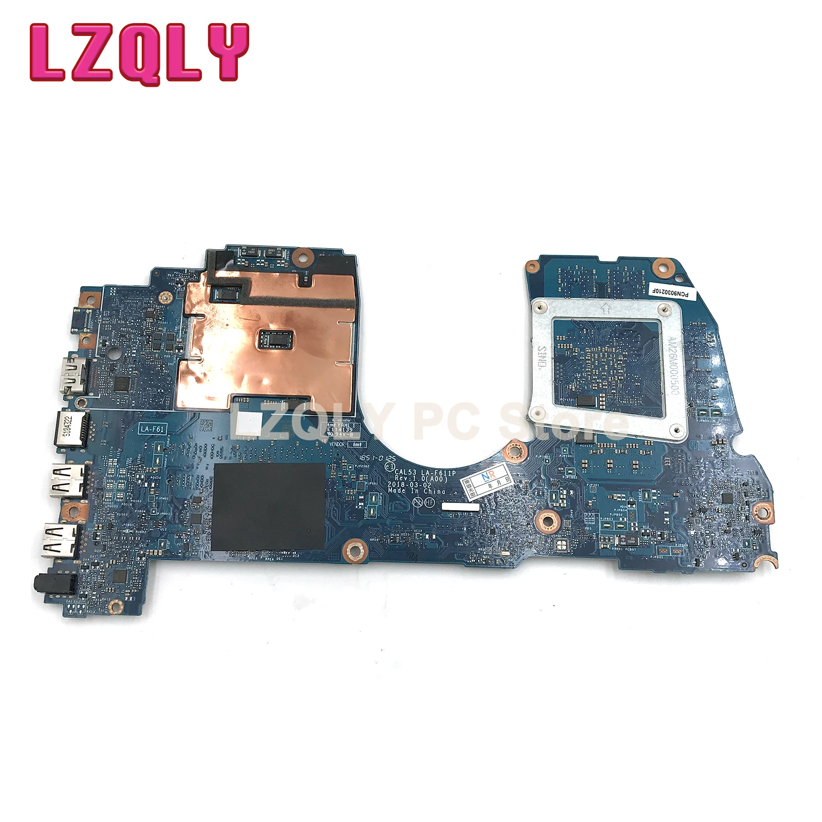 For Dell G3 3579 3779 Laptop Motherboard CN-09NPNP CN-0H5G44 W/ I5-8300H I7-8750H CPU GTX1050 / GTX1050TI 4G CLA53 LA-F611P