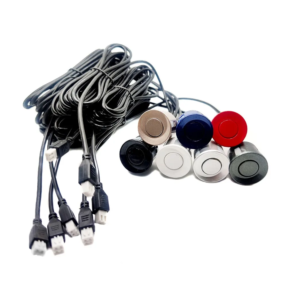 Универсальный 22 мм датчик парковки автомобиля 2,5 м 12 В парктроник резервный радар