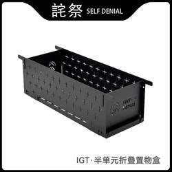 Igt Table Half-Unit Folding Storage Box Unit Board Cover Tactical Gear Storage Rack