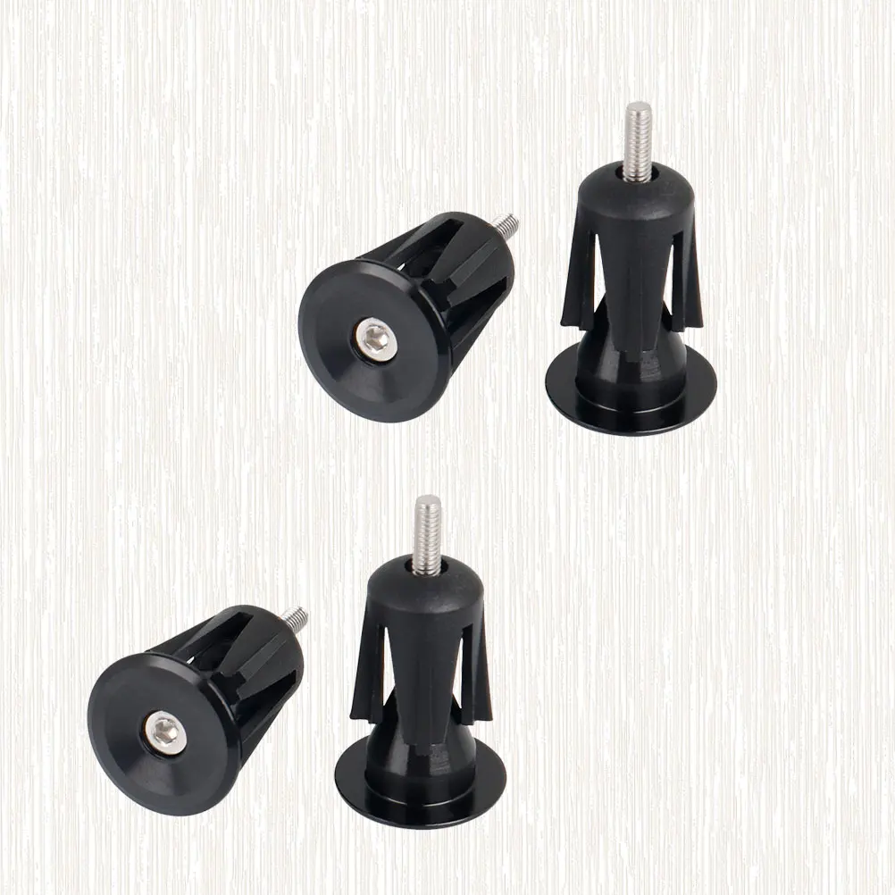 

Aluminum Alloy Handlebar End Plugs Durable Lightweight Bike Bar Caps Internal Mounts For Secure Fit Handlebar Cap Grips
