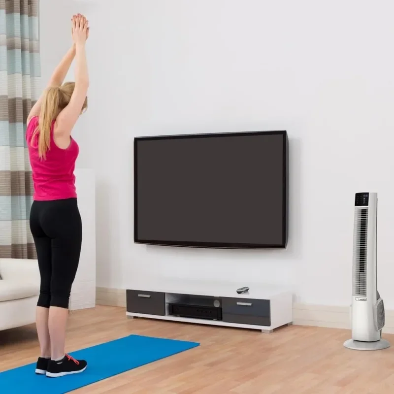 Lasko ventilatore a torre oscillante Timer telecomando silenzioso per camera da letto, Home Office e cucina