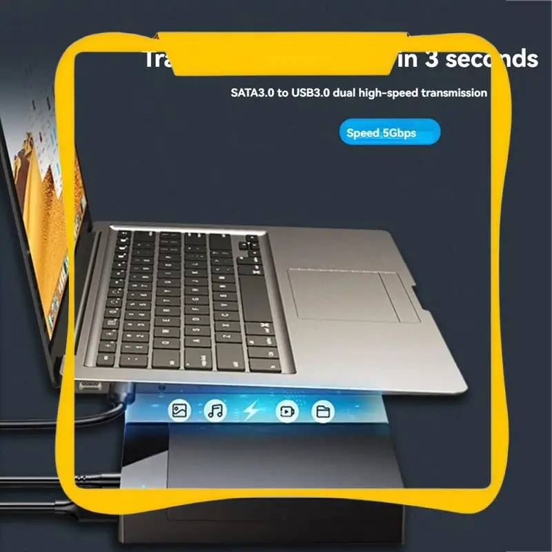 

3.5 Inch HDD Case External Hard Drive Disk Enclosure 3.5 Inch SSD Disk 10TB HDD Box For PC Lapop EU Plug,