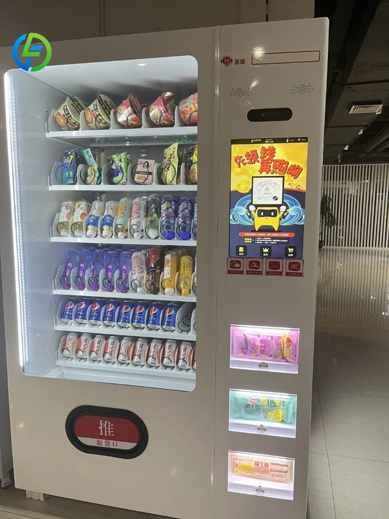 FL Customizable Student Campus Snack and Beverage Vending Machine Safe Unattended Drink Snack Selling Machine