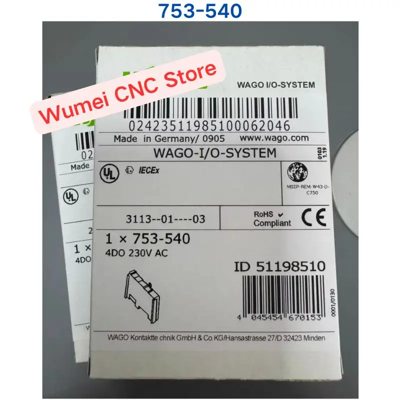 1 Piece Brand New Original Module 753-540 If You Need Other Specifications, Please Consult