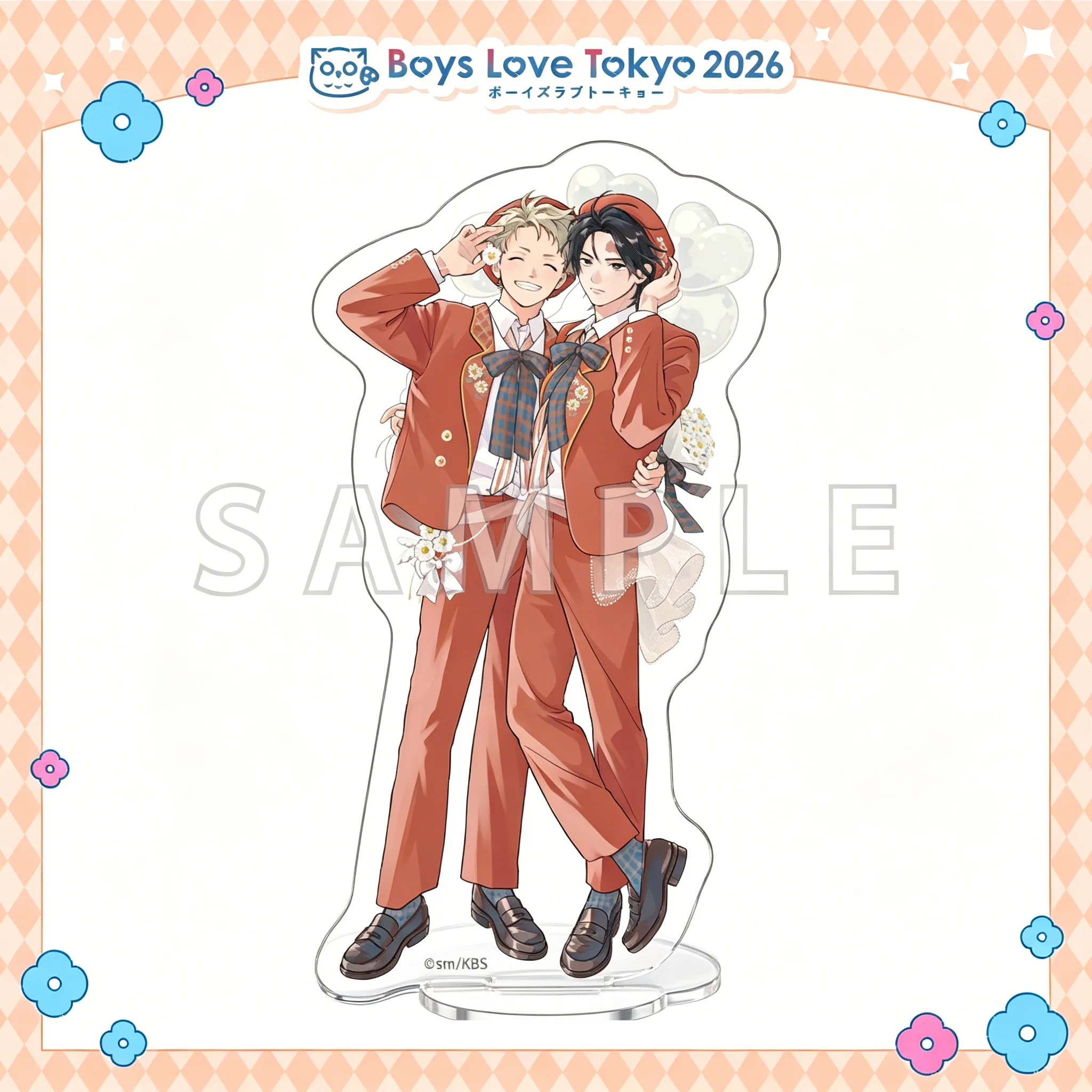

Trendy Item Popular Set 15cm Acrylic Stand Keychain Pastel Suit Boys Love Tokyo 2026 BL Anime Figure Decorative Collectible