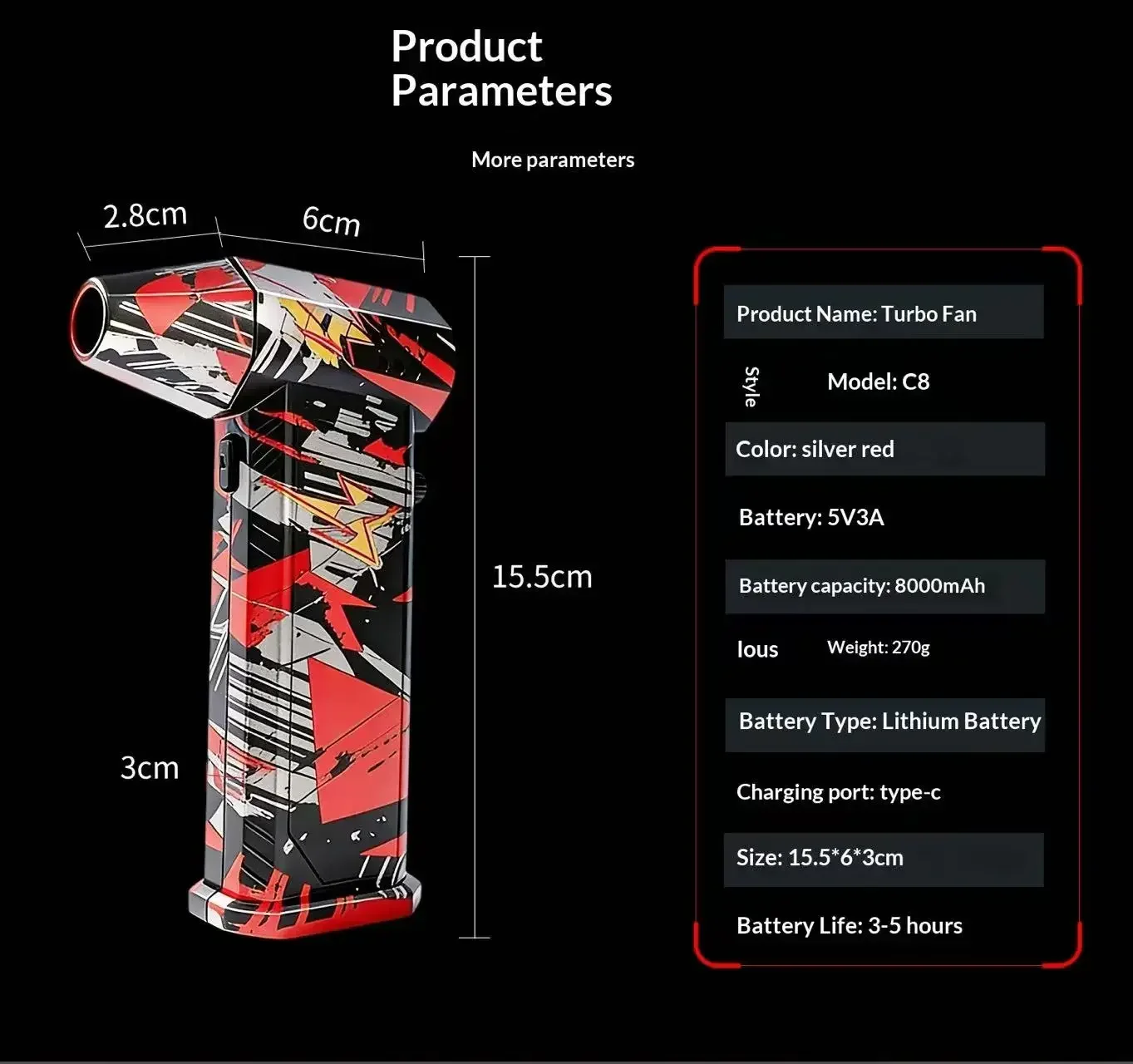 550000 دورة في الدقيقة توربو منفاخ نفاث فراغ X9 عالية السرعة منفاخ الهواء اللاسلكية منفضة الهواء المضغوط المحمولة مروحة تربو نفاثة الغبار تهب #5